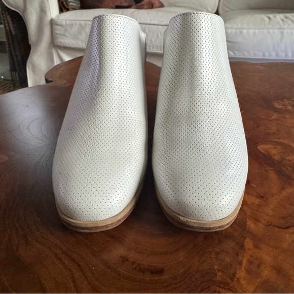 Rachel Comey Mars Mule in White Perforated Leather, Size 8 - Picture 11 of 12
